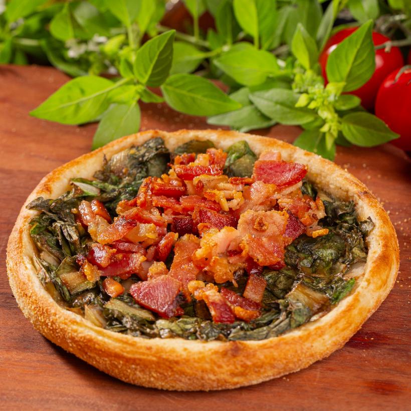 Esfiha Escarola com Bacon