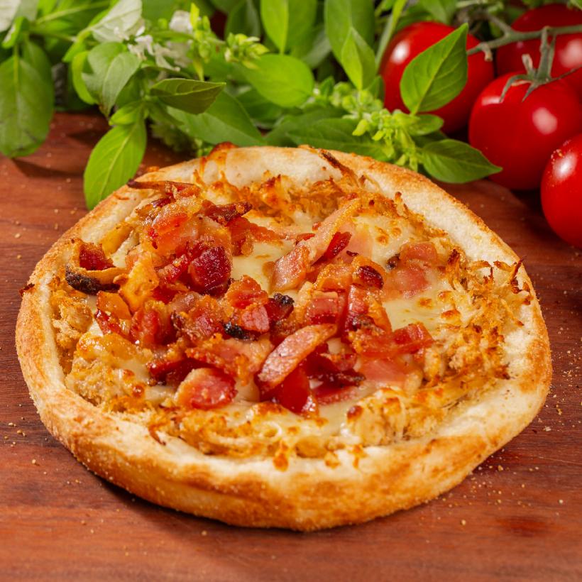 Esfiha Frango com Mussarela e Bacon