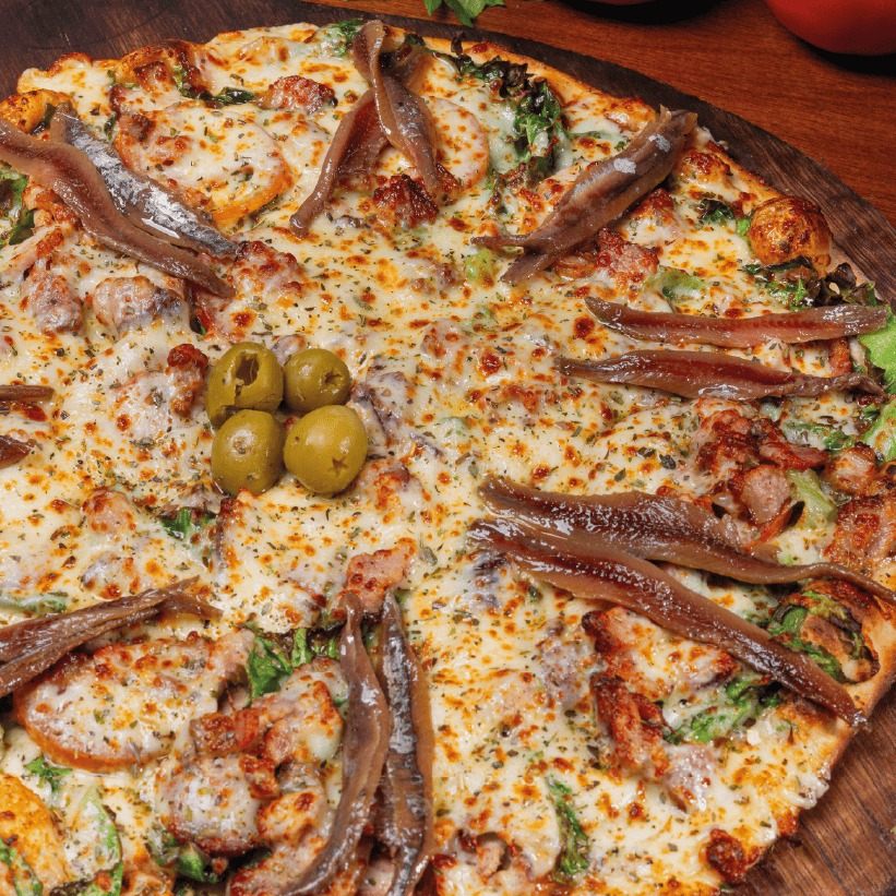 Pizza Escarola C/ Aliche