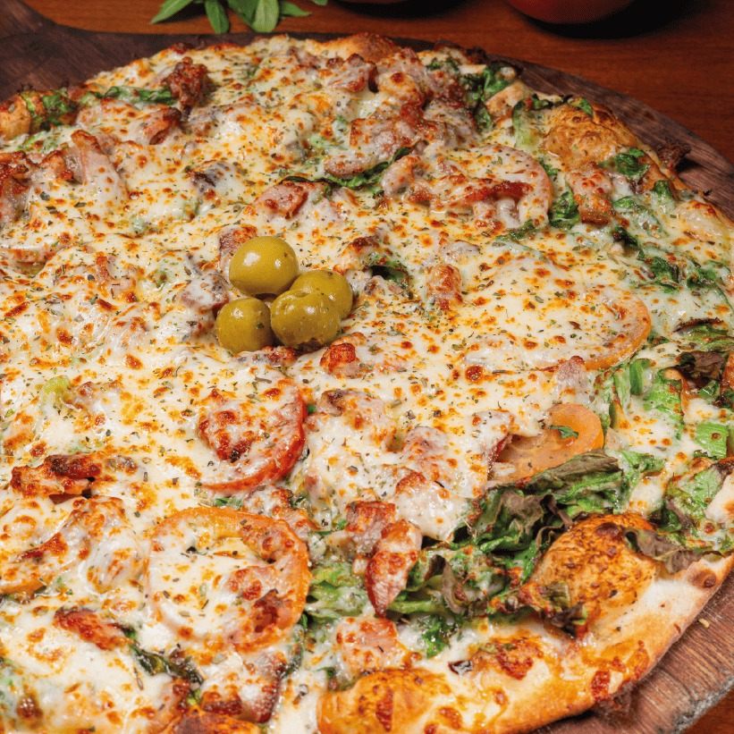 Pizza Escarola C/ Bacon