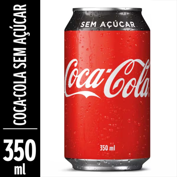 Coca Cola Zero Açúcar Lt 350Ml