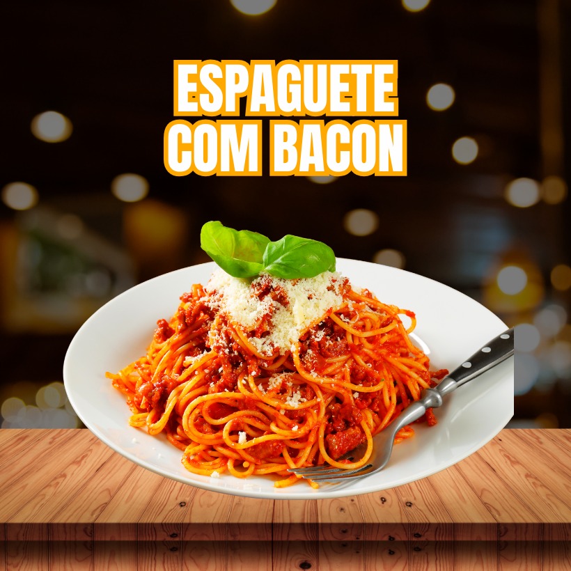 Espaguete Com Bacon