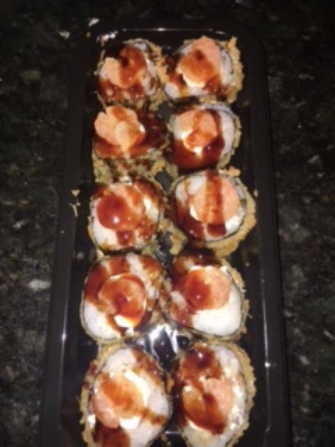 Hot Roll De Camarao Com Cream Cheese