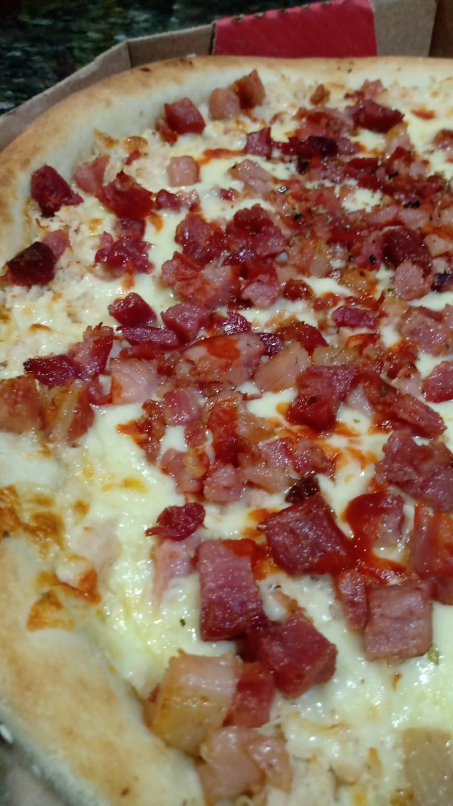 Frango C/ Bacon Media