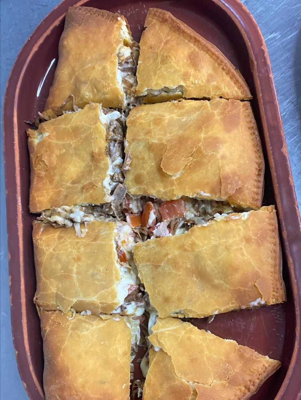 Pizza Frita File Mignon